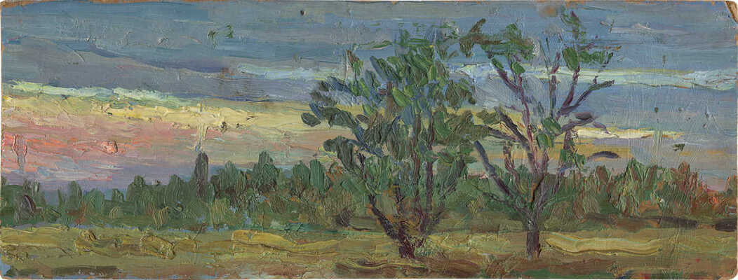 Безикович Борис Николаевич. Вечереет 